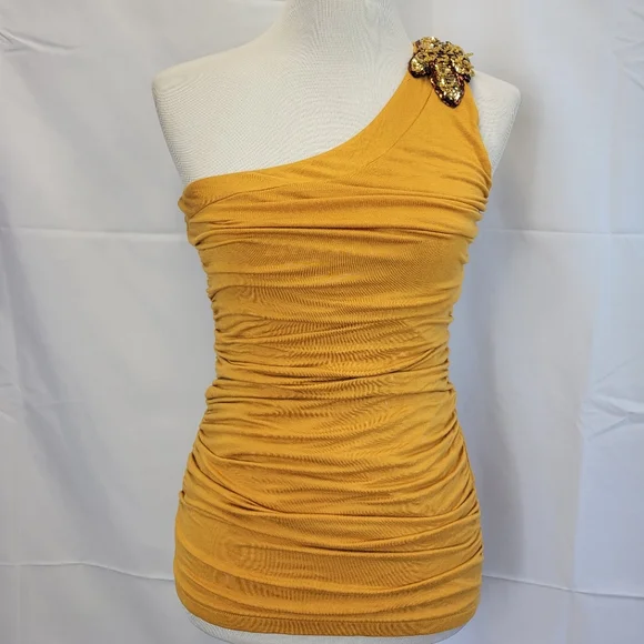 wet seal gold sequin dress Sexy Gold Sequin See Through Tulle Long Sleeves Party Dresses, CP0656 –  clover sew main image 0
